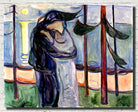 Edvard Munch Fine Art Print, Kiss on the Beach