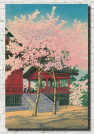 Kiyomizu-dō Temple in Ueno, 20 views of Tokyo, Hasui Kawase, Japanese Art Print