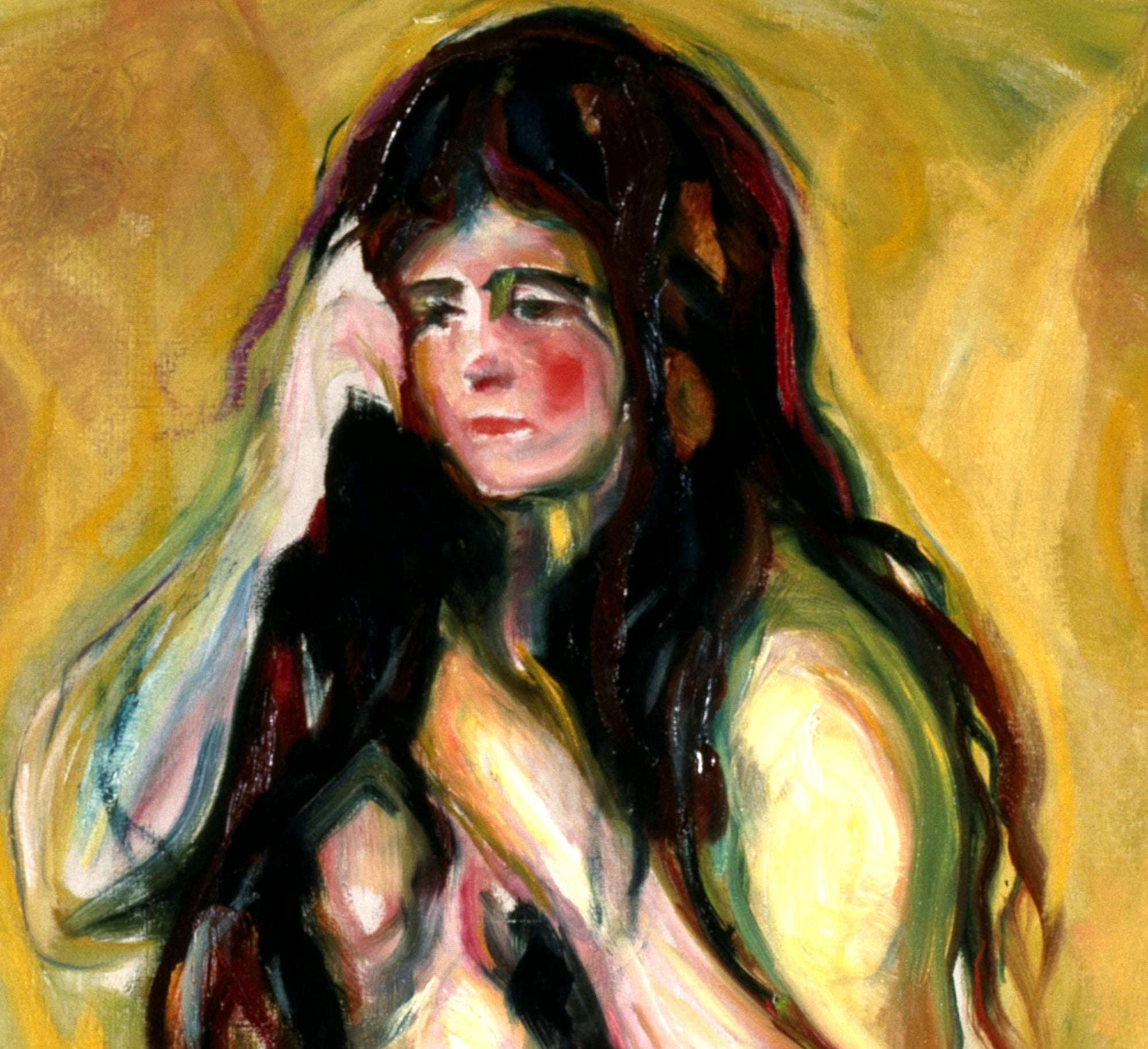 Edvard Munch Fine Art Print, Kneeling Nude