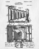 Camera Blueprint Art Photography Patent Photographer Poster - OnTrendAndFab