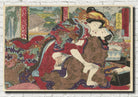 Utagawa Kunisada, Japanese Shunga Art Print : Kyoto, The erotic road to the capital