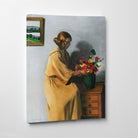 Woman with a bouquet, Félix Vallotton