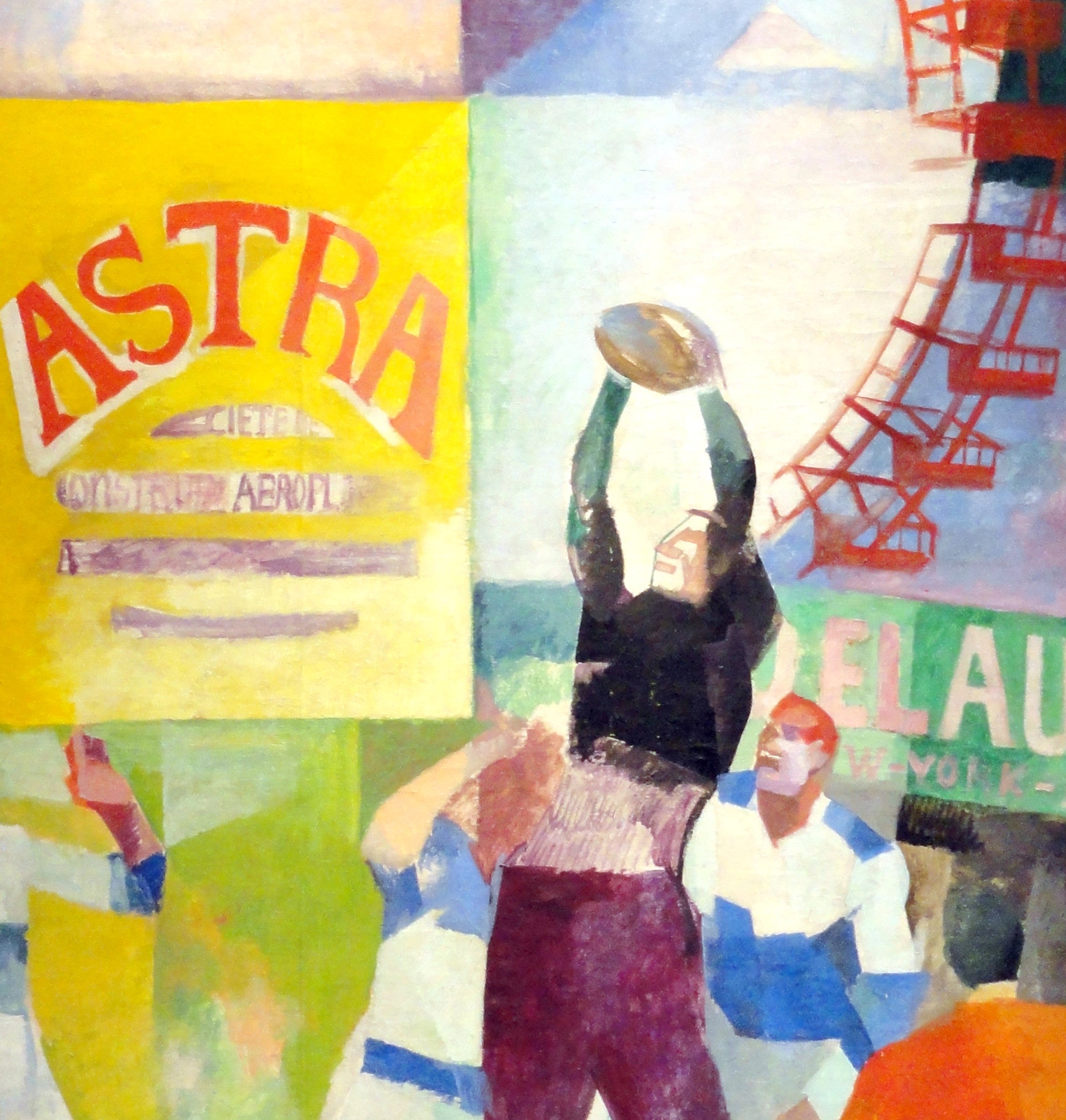 Robert Delaunay Fine Art Print, Cardiff Rugby Team