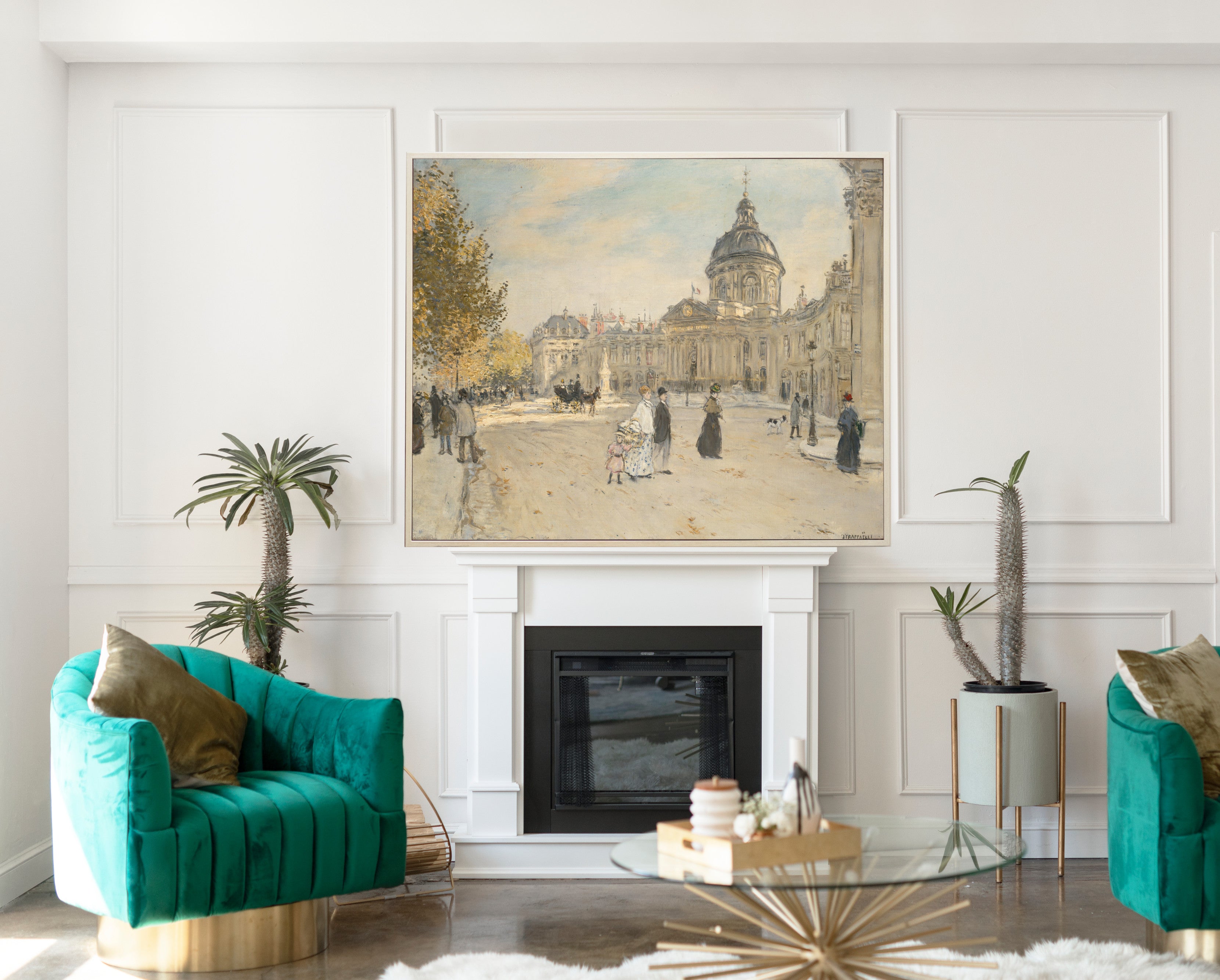 L'Institut, Paris, Jean-François Raffaëlli Fine Art Print