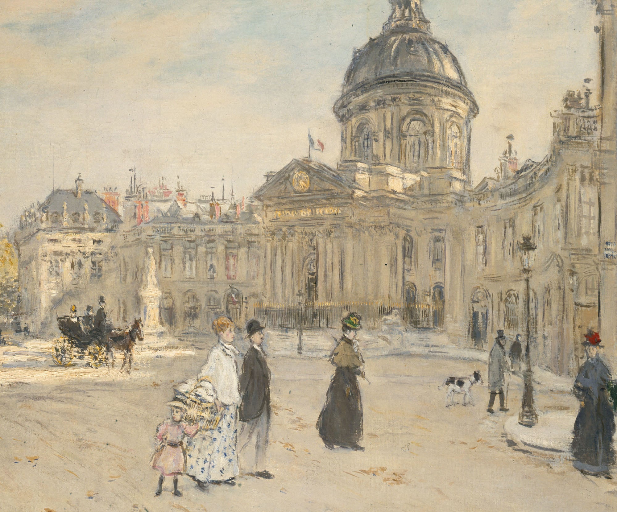 L'Institut, Paris, Jean-François Raffaëlli Fine Art Print
