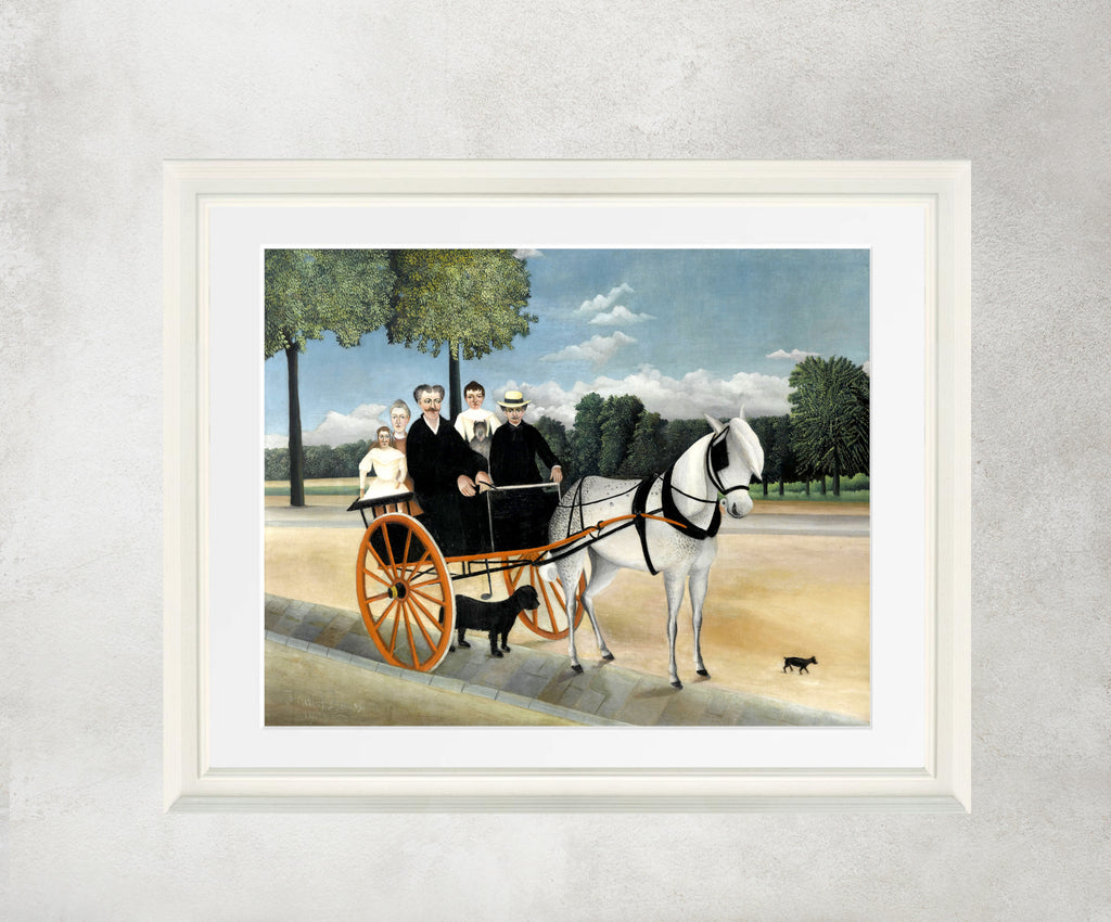 Henri Rousseau Framed Art Print, La Carriole du père Junier