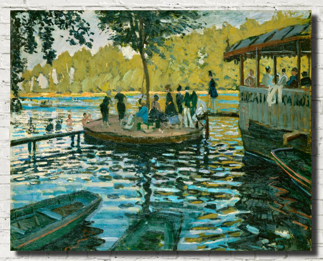 Claude Monet Fine Art Print, La Grenouillère