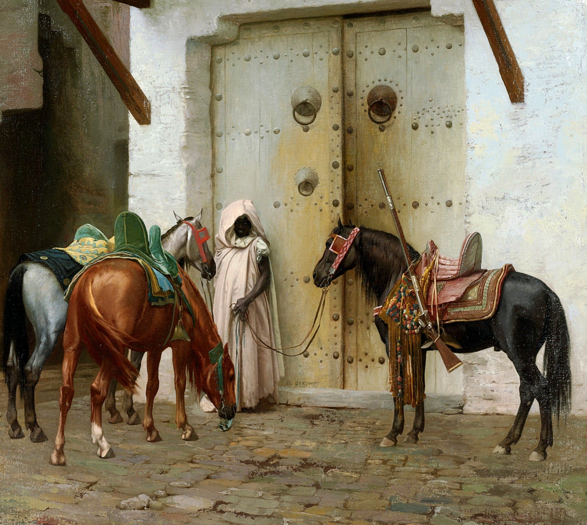Jean-Léon Gérôme Fine Art Print : La Halte