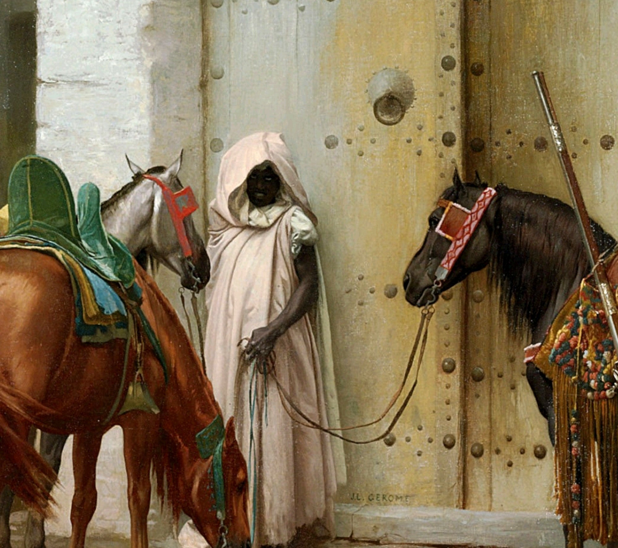 Jean-Léon Gérôme Fine Art Print : La Halte