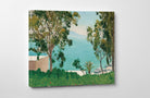 The Beach seen through the eucalyptus trees, Albert Marquet, Coastal Landscape