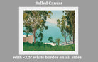 The Beach seen through the eucalyptus trees, Albert Marquet, Coastal Landscape