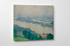 The Seine at Croisset (near Rouen), Albert Marquet, River Landscape