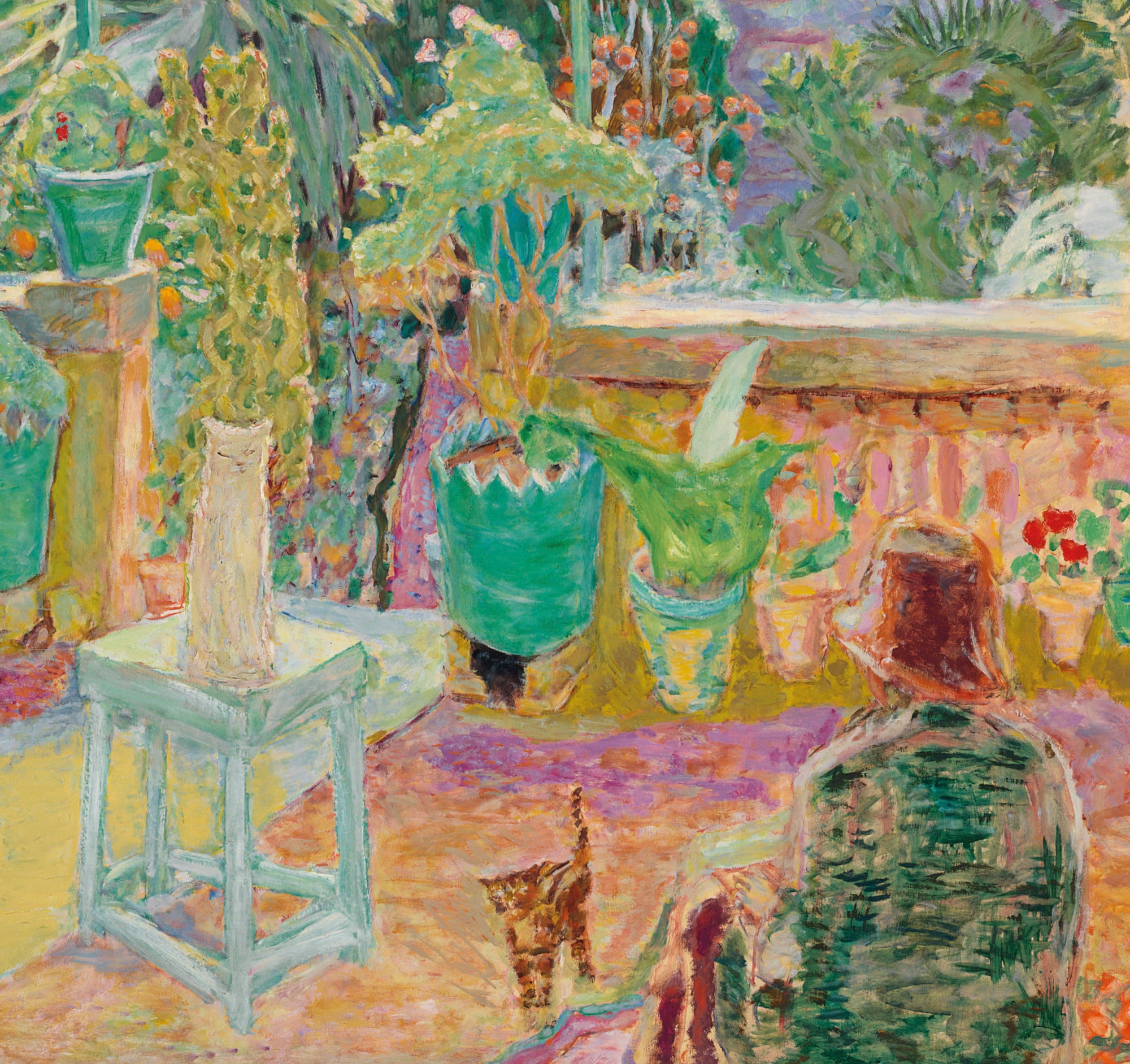 Pierre Bonnard Fine Art Print, A Terrace in Grasse