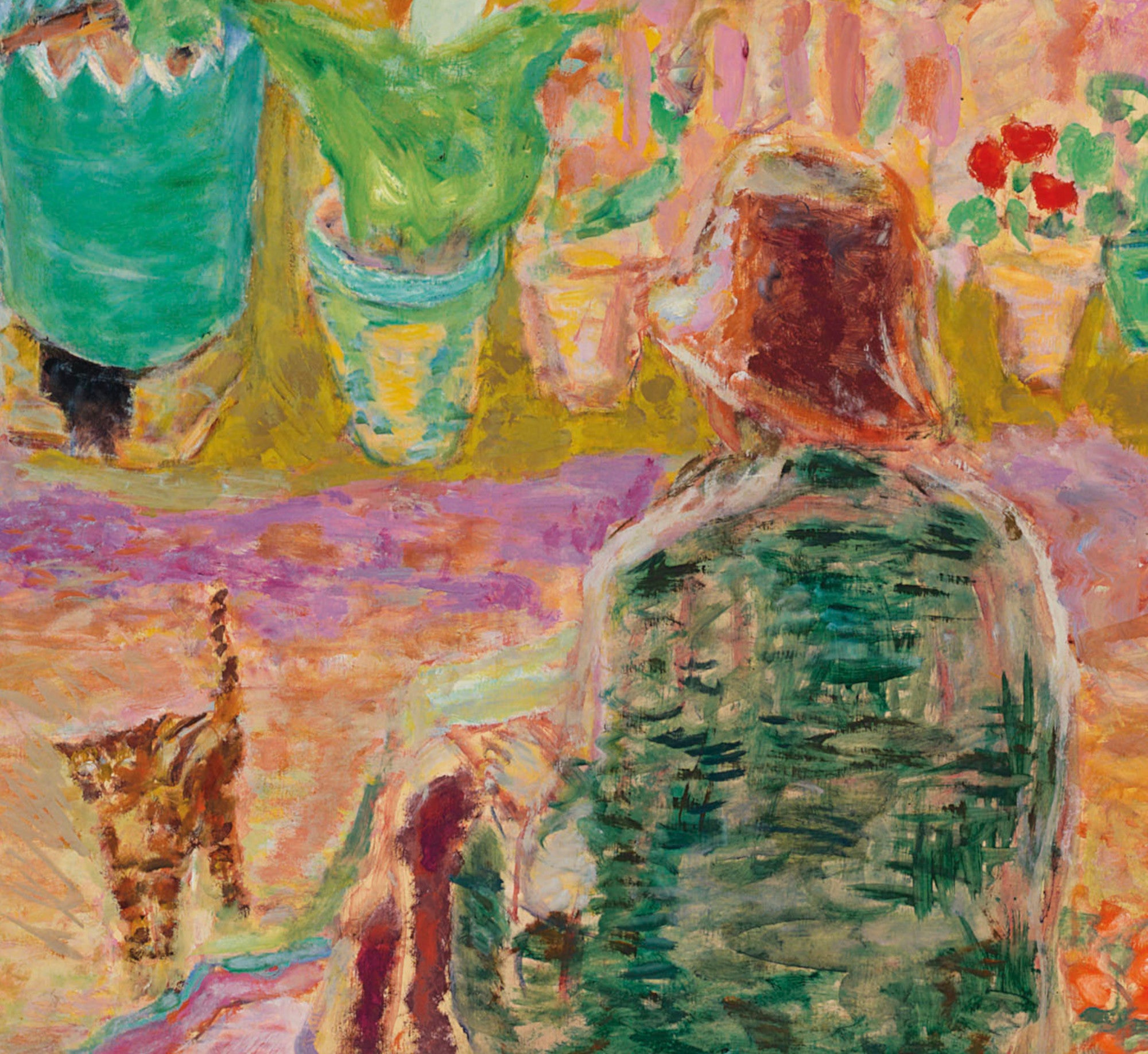 Pierre Bonnard Fine Art Print, A Terrace in Grasse