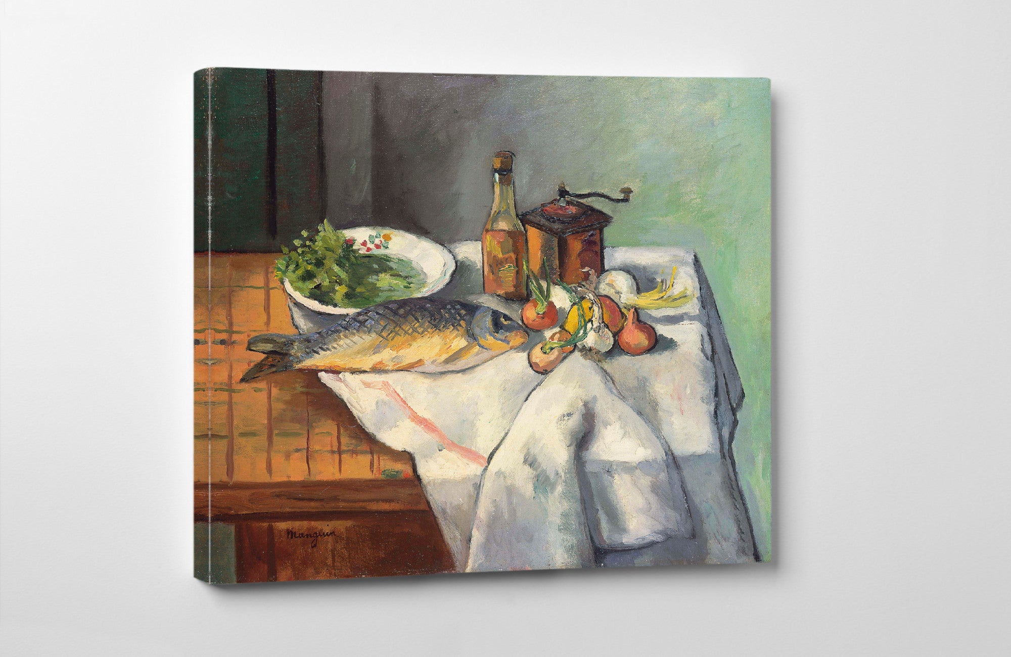 The Carp and Coffe Grinder Still Life, Henri Manguin, La carpe et le moulin à café