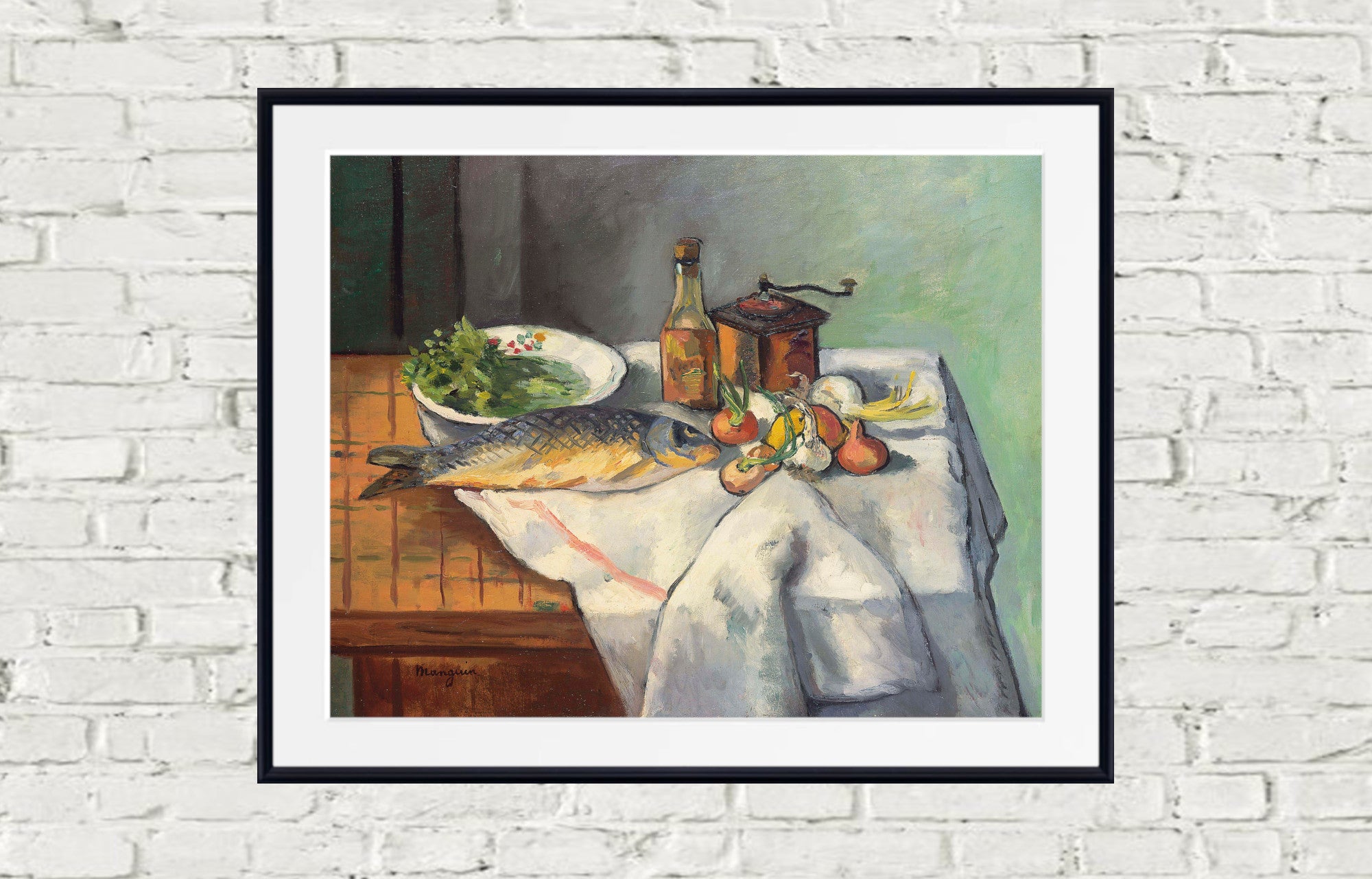 The Carp and Coffe Grinder Still Life, Henri Manguin, La carpe et le moulin à café