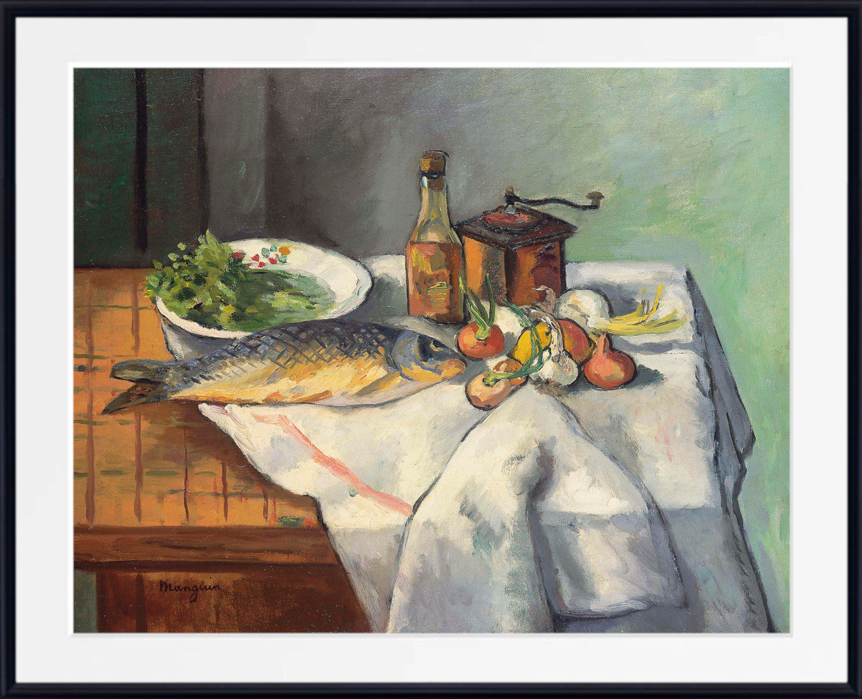The Carp and Coffe Grinder Still Life, Henri Manguin, La carpe et le moulin à café
