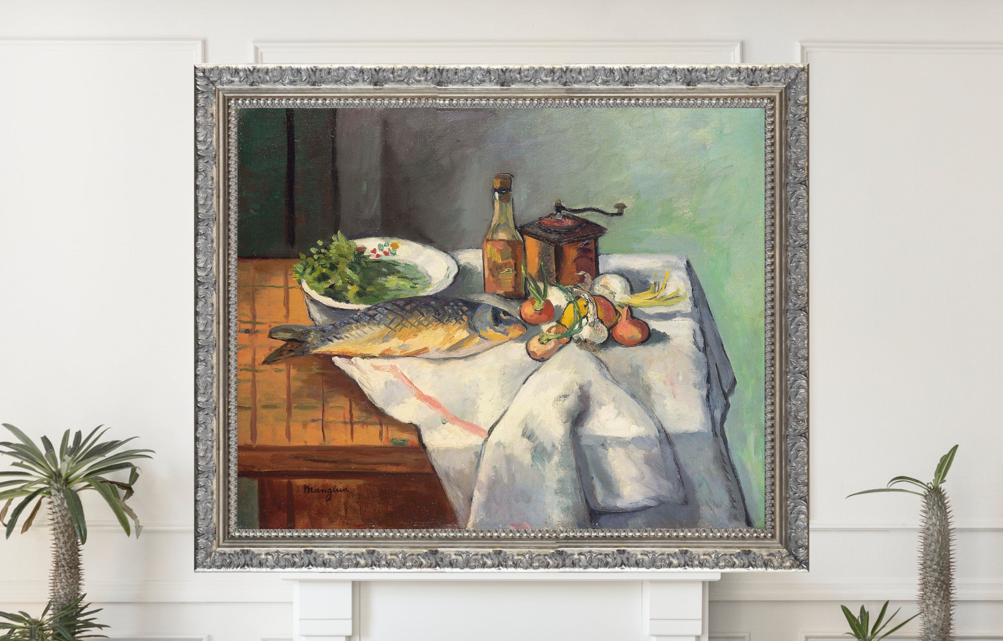 The Carp and Coffe Grinder Still Life, Henri Manguin, La carpe et le moulin à café