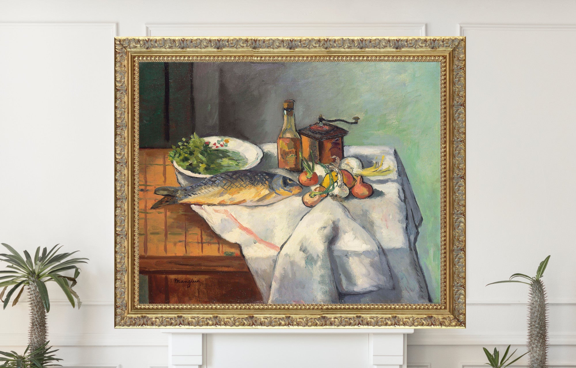 The Carp and Coffe Grinder Still Life, Henri Manguin, La carpe et le moulin à café