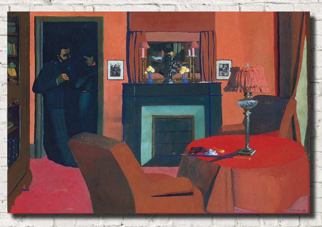 La chambre rouge, Félix Vallotton