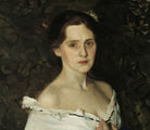 Konstantin Somov Fine Art Print, Lady in blue. Portrait of Ye.M. Martynova