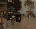 Luigi Loir Fine Art Print: La guignette en bord de Seine