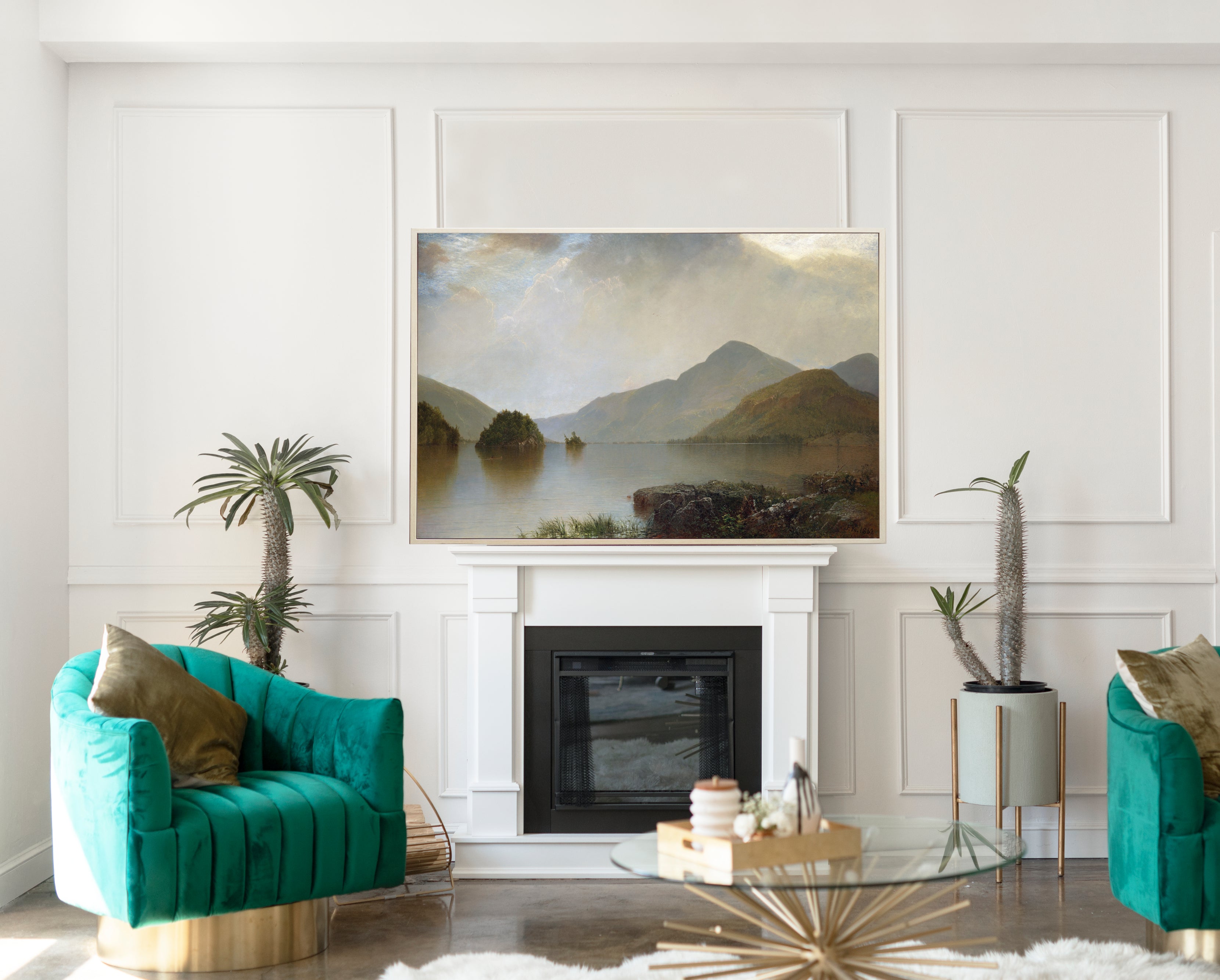 Lake George, John Frederick Kensett Fine Art Print