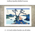36 Views of Mount Fuji, Inume Pass, Lake Suwa, Shinano Province, Japanese Print