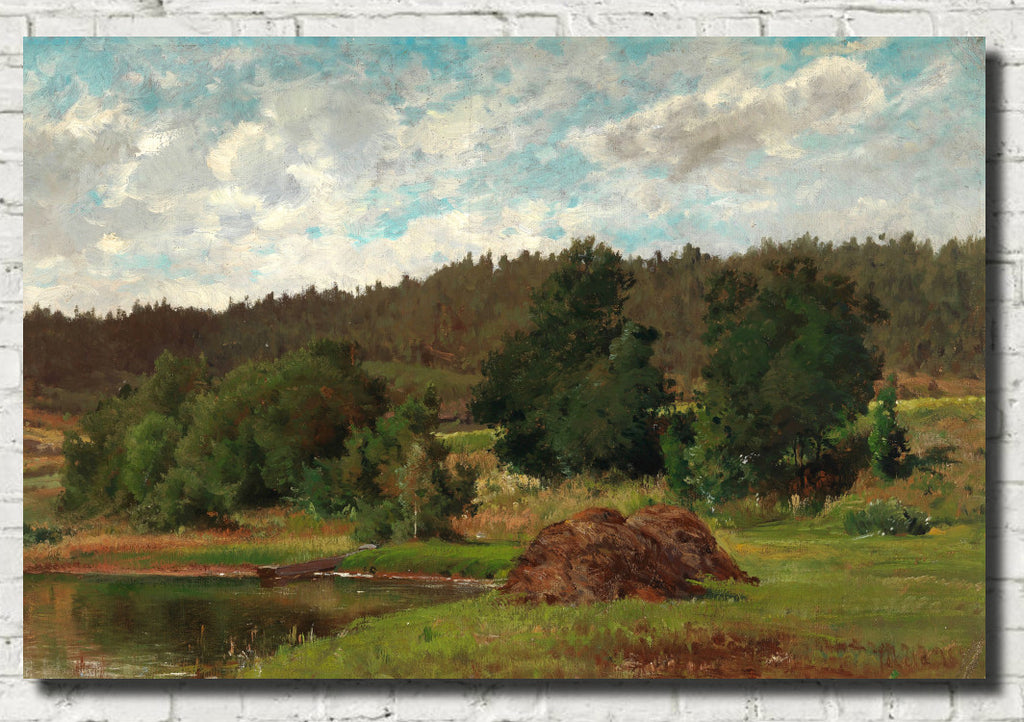 Hjalmar Munsterhjelm Fine Art Print, Lakeside Landscape