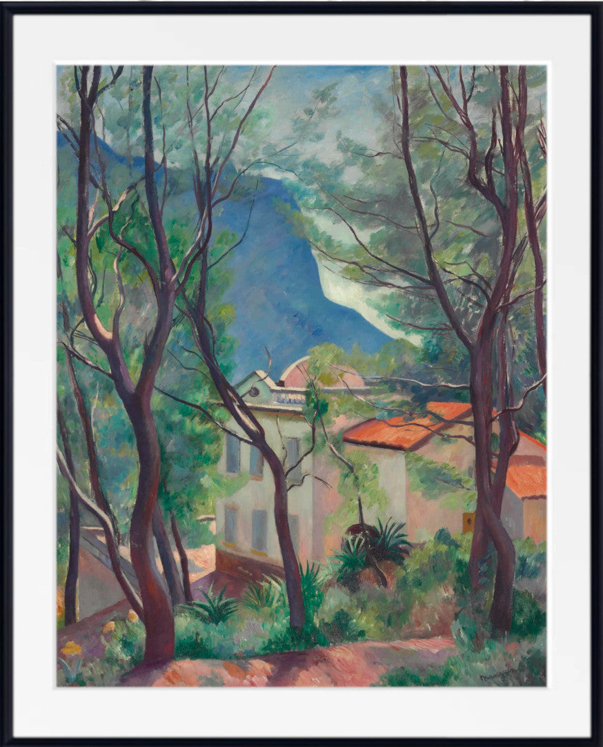 House in the Trees, Fauvist Landscape, Henri Manguin, La maison dans les arbres, Villecroze
