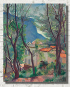 House in the Trees, Fauvist Landscape, Henri Manguin, La maison dans les arbres, Villecroze