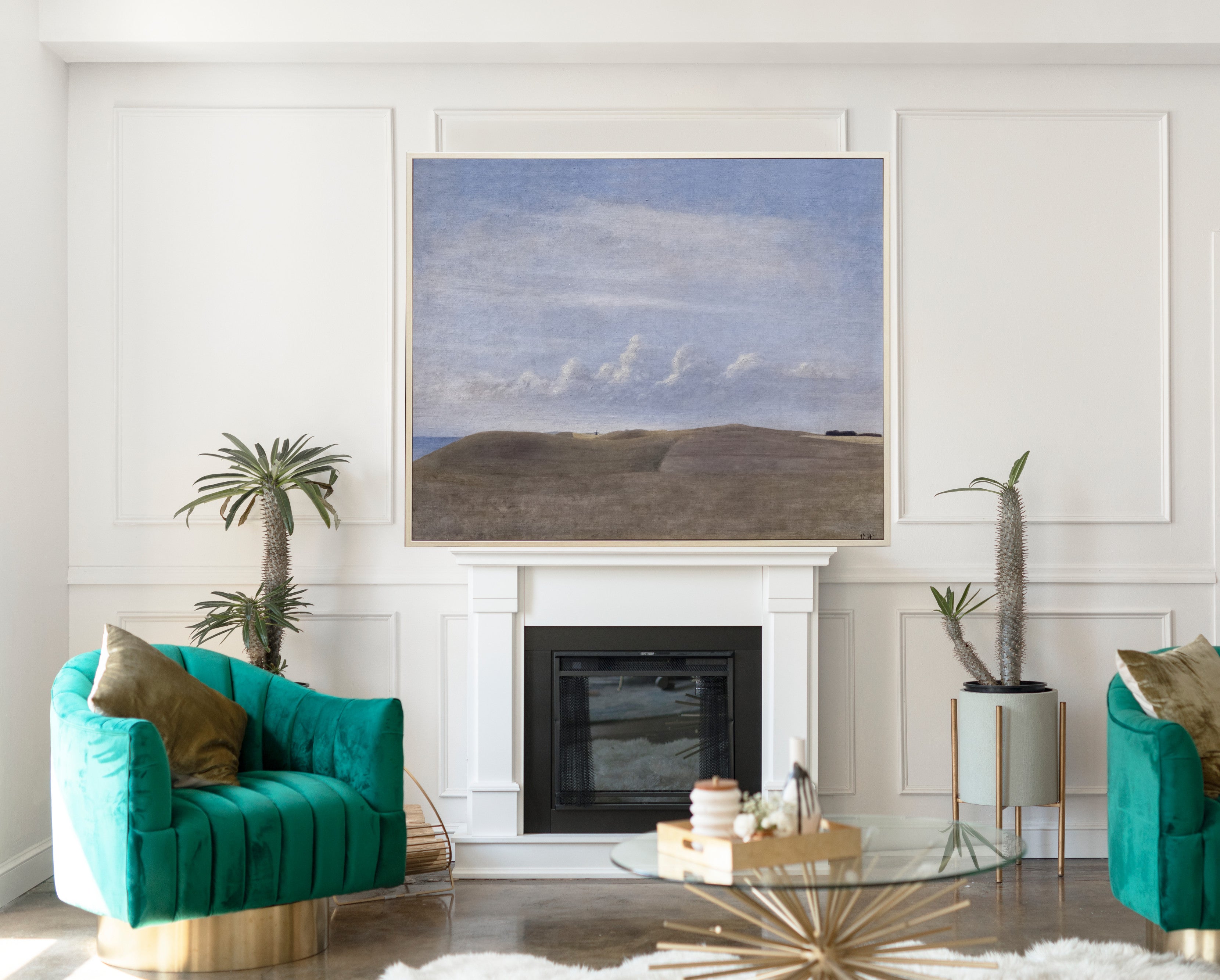 Landscape, Wilhelm Hammershoi Fine Art Print