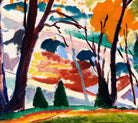 Henry Lyman Saÿen Fine Art Print : Landscape, Bridge, Huntingdon Valley