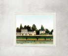 Henri Rousseau Framed Art Print, Landscape and Four Fisherman