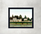 Henri Rousseau Framed Art Print, Landscape and Four Fisherman