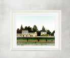 Henri Rousseau Framed Art Print, Landscape and Four Fisherman