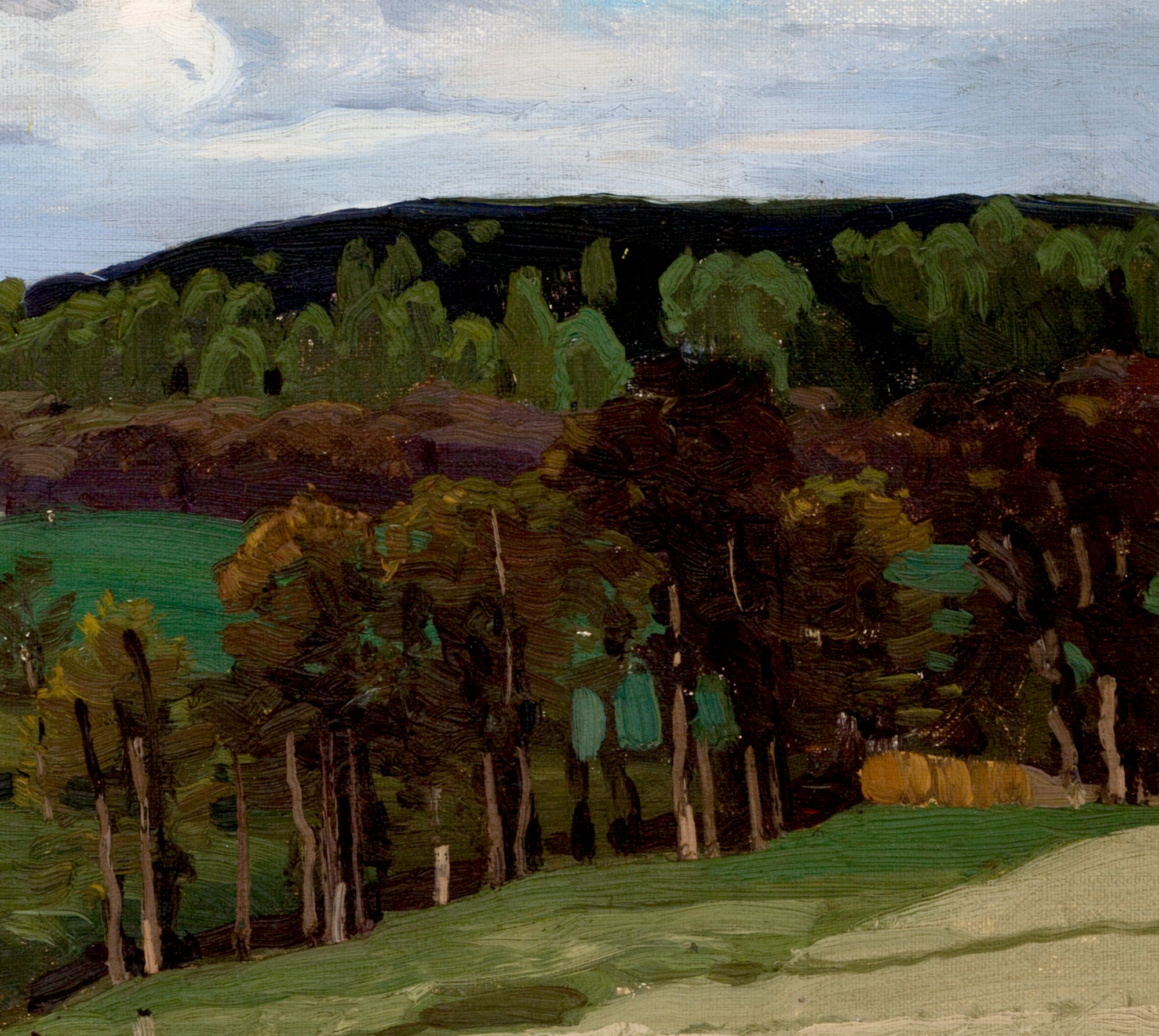 Ferdinand Ruszczy Fine Art Print, Landscape with Clouds
