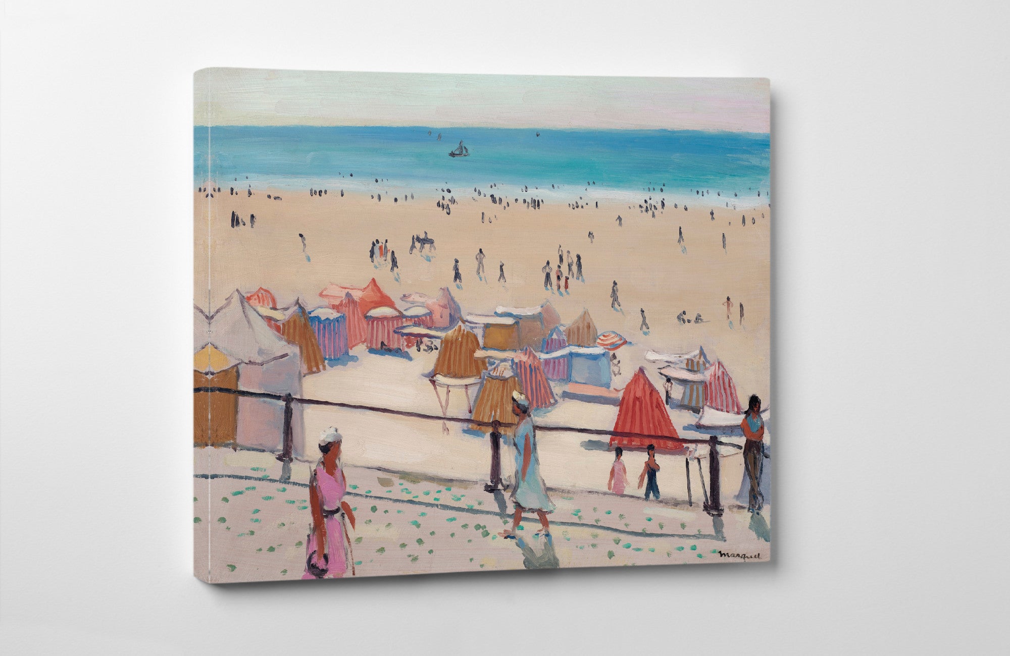 The promenade in Sables d'Olonne, Albert Marquet, Coastal Landscape
