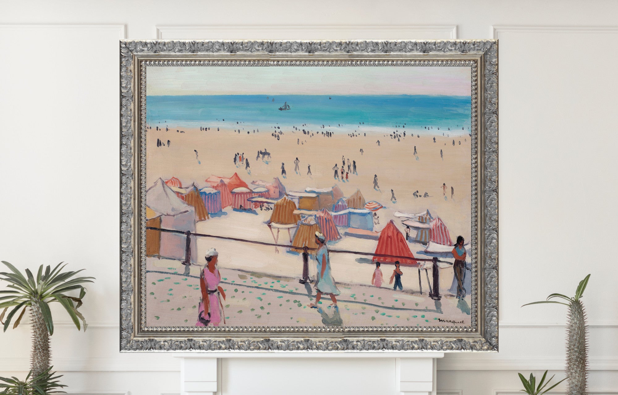 The promenade in Sables d'Olonne, Albert Marquet, Coastal Landscape