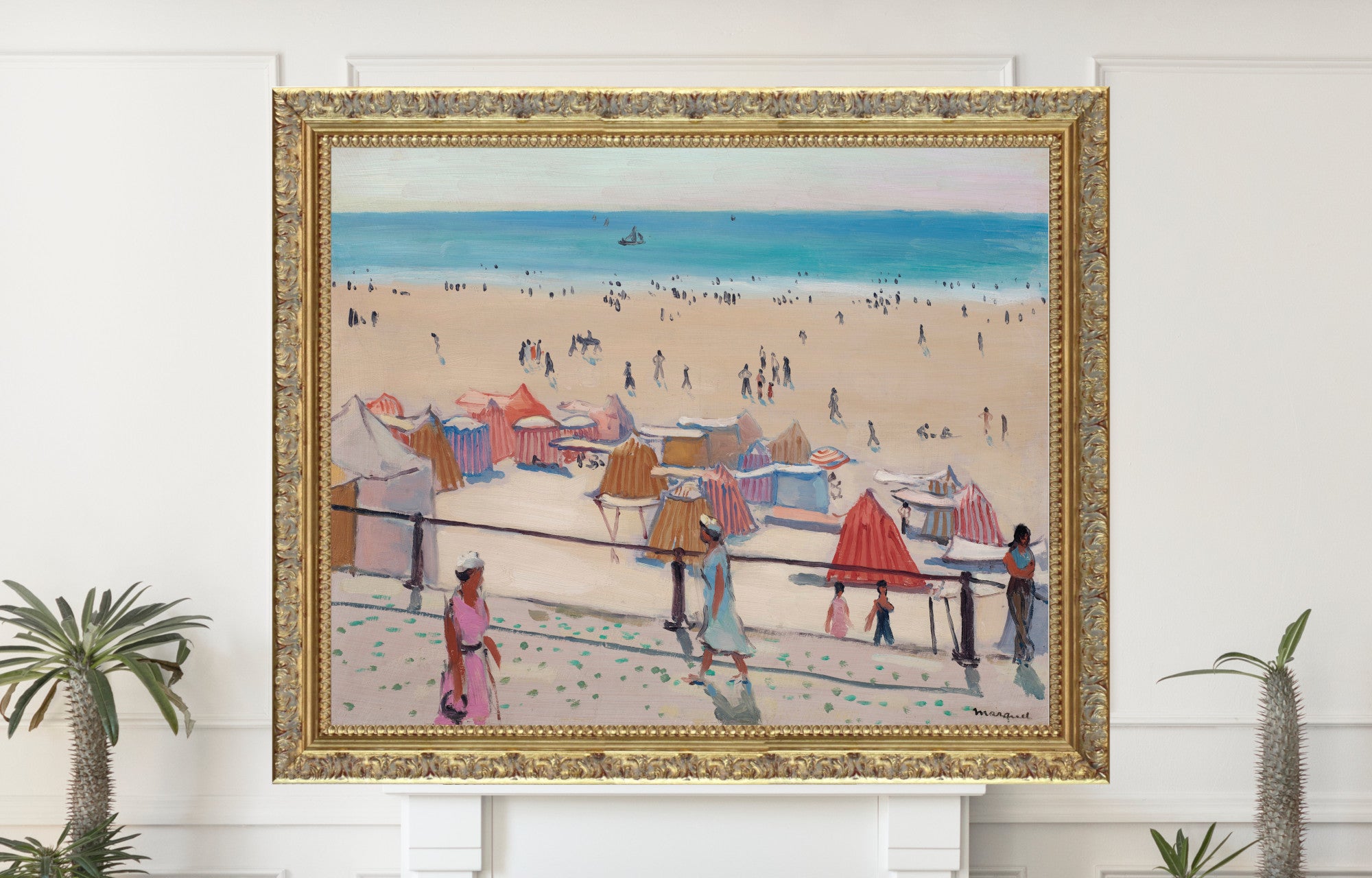 The promenade in Sables d'Olonne, Albert Marquet, Coastal Landscape