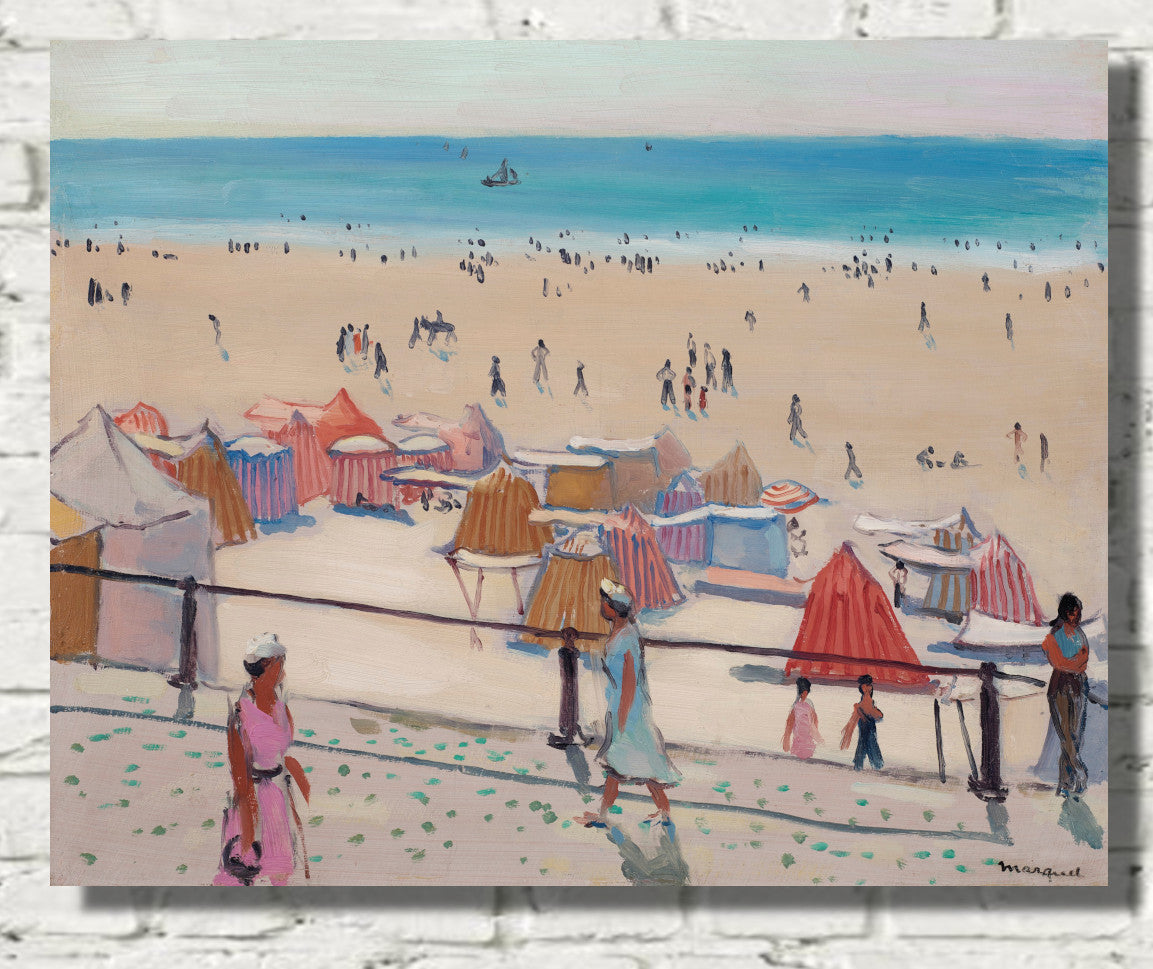 The promenade in Sables d'Olonne, Albert Marquet, Coastal Landscape