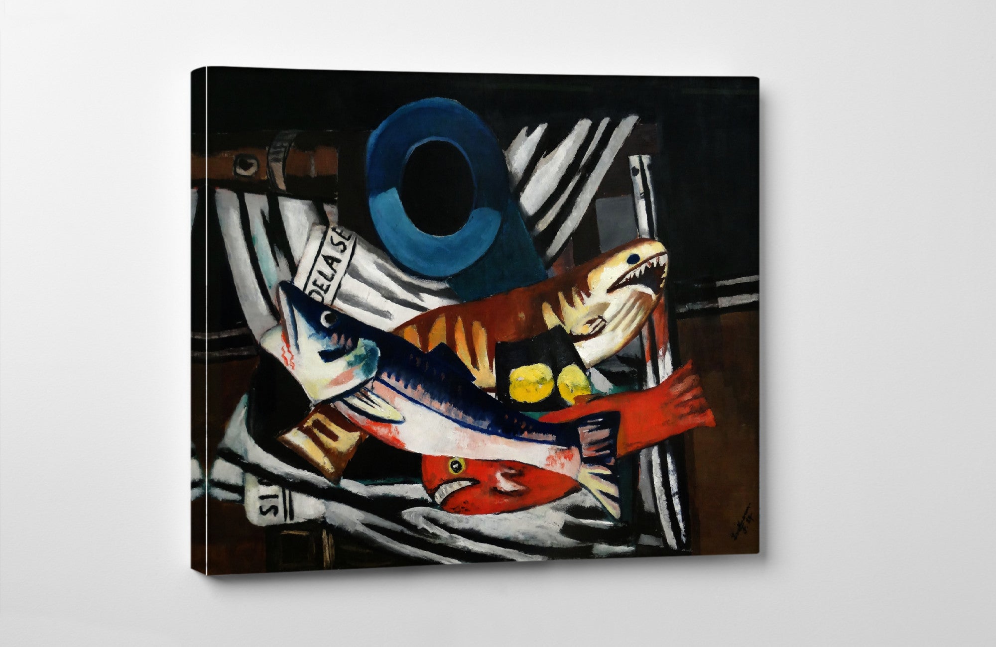 Max Beckmann, Large Still-Life with Fish- New Objectivity