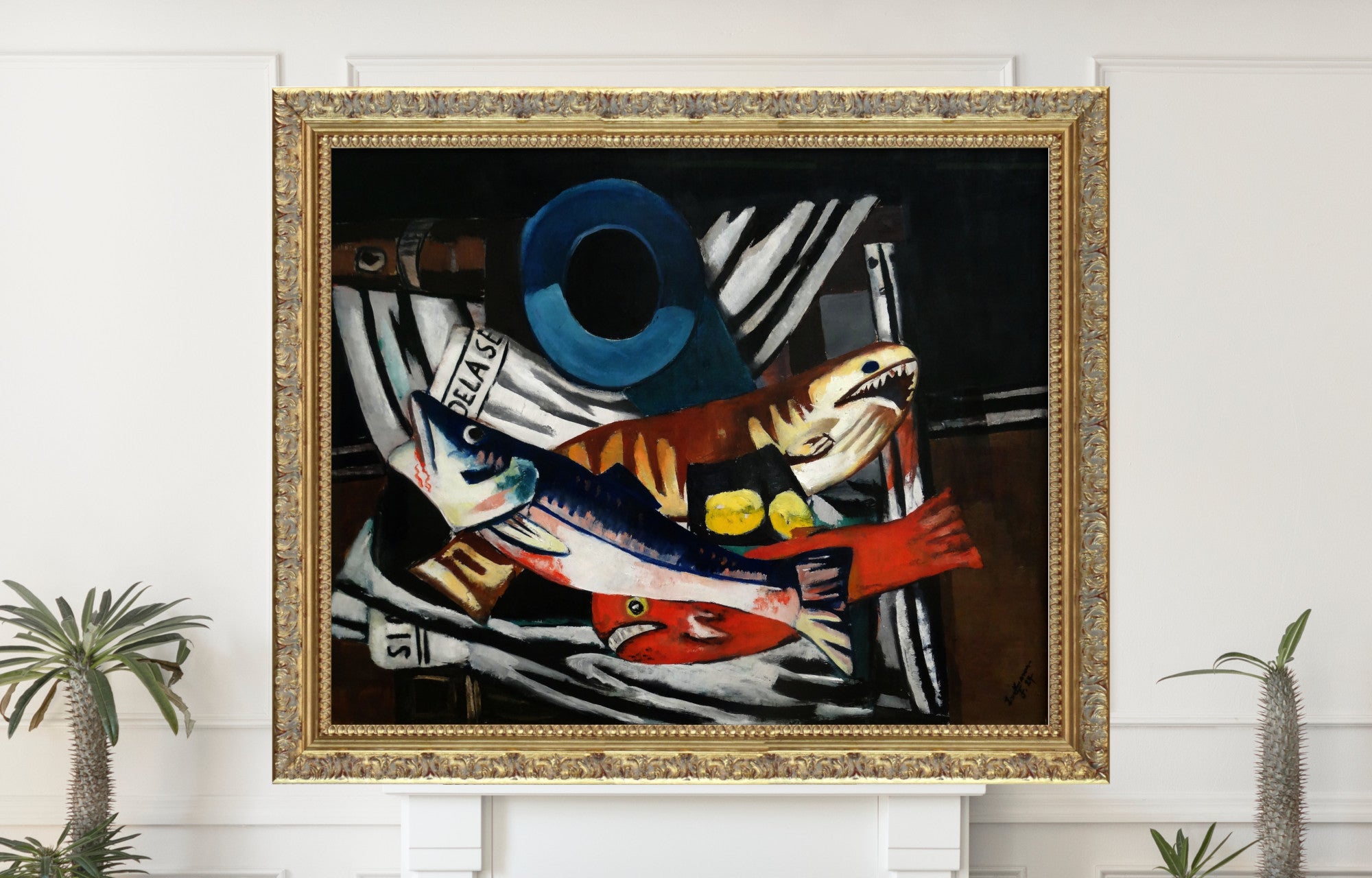Max Beckmann, Large Still-Life with Fish- New Objectivity
