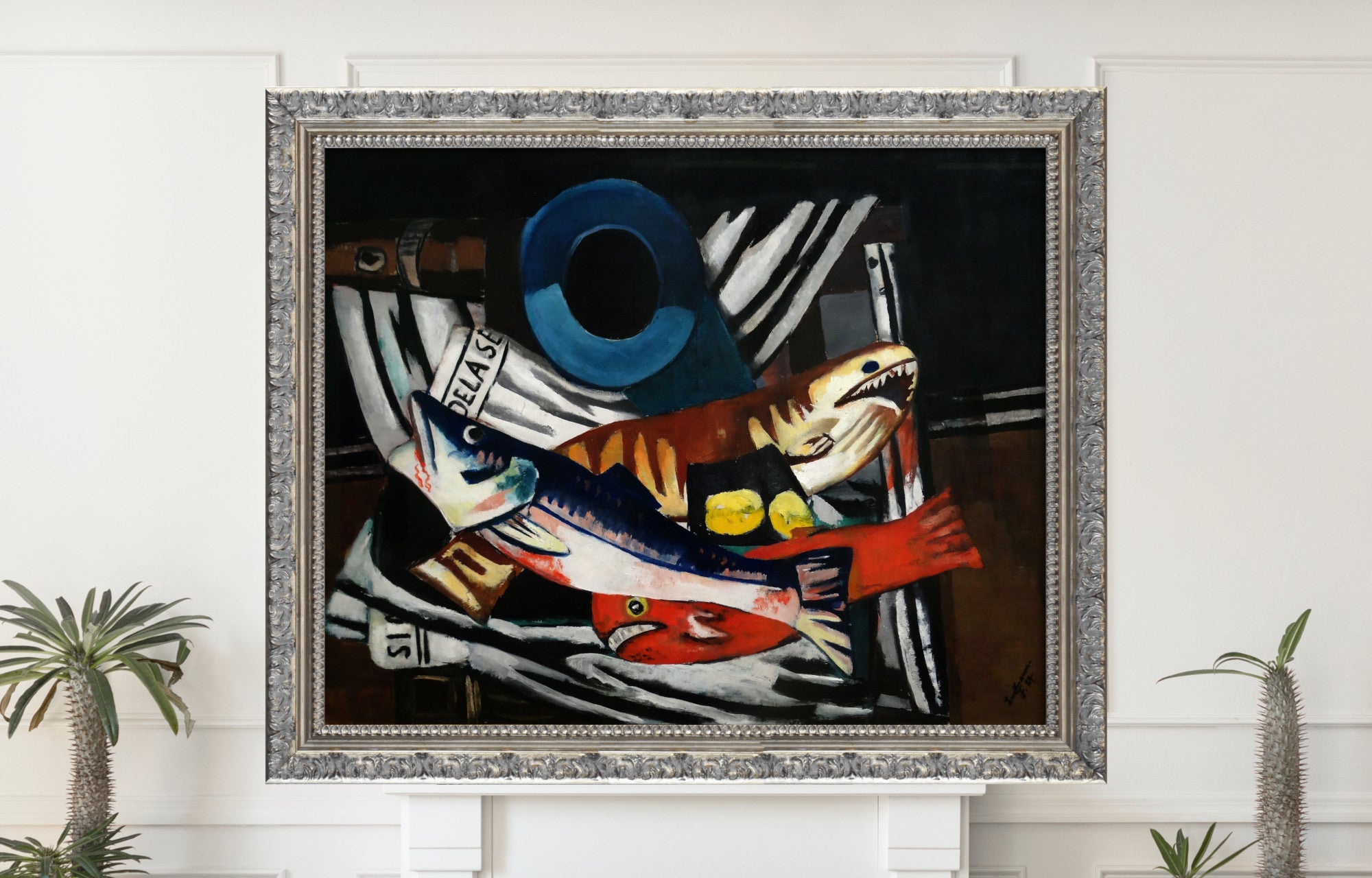 Max Beckmann, Large Still-Life with Fish- New Objectivity