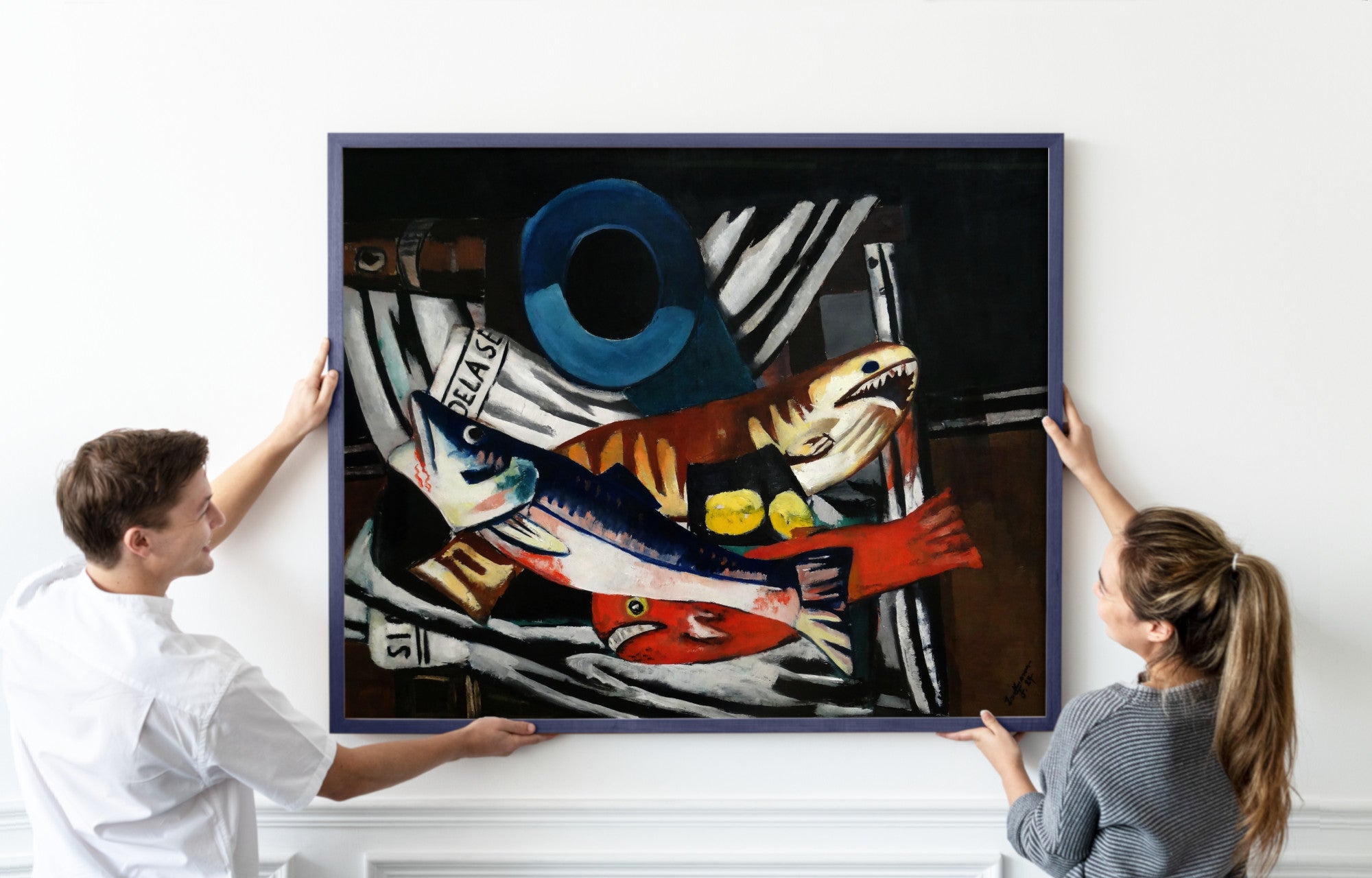 Max Beckmann, Large Still-Life with Fish- New Objectivity