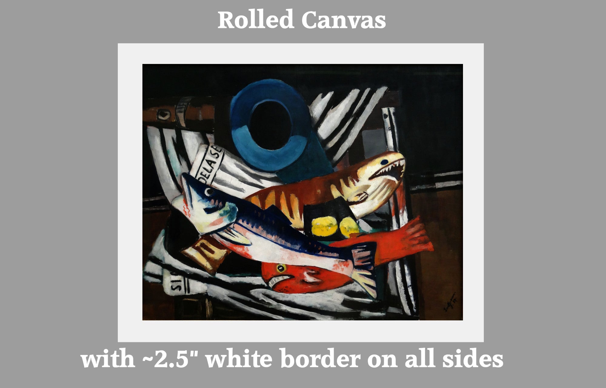 Max Beckmann, Large Still-Life with Fish- New Objectivity