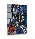 Max Beckmann, Large Still Life Interior (Blue) (1949)  - New Objectivity
