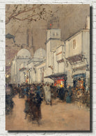 Luigi Loir Fine Art Print: La rue des Nations, à l'Exposition Universelle de 1900
