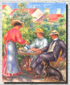 Renoir, Impressionist Fine Art Print, Cup of Tea The Garden