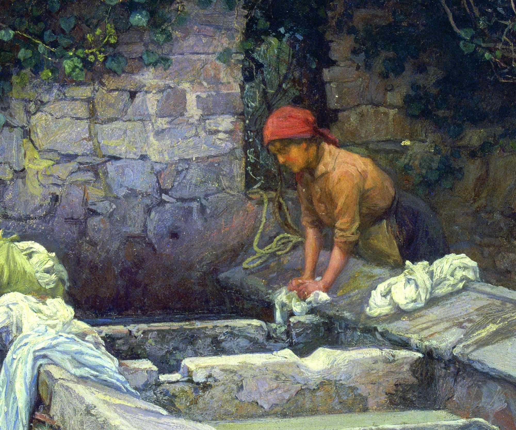 Elin Danielson-Gambogi Fine Art Print: Laundress